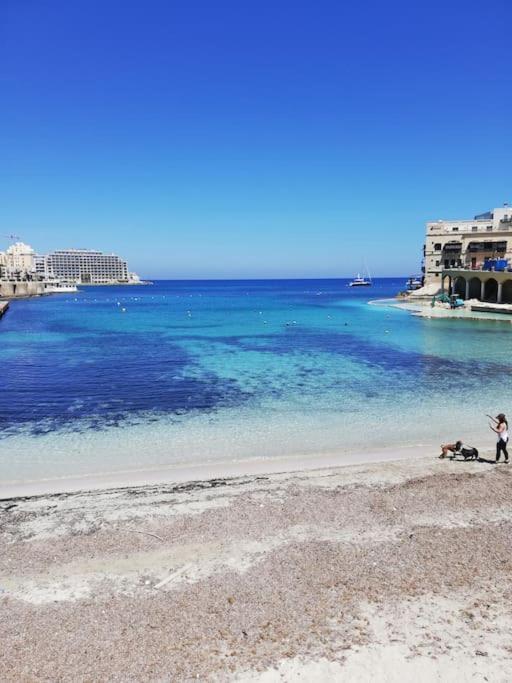Sunny 2 Bedroom, 2 Bathrooms, Seaside Apt. Sliema Dış mekan fotoğraf